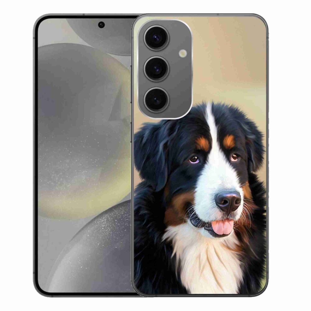 Gél tok mmCase Samsung Galaxy S24+ készülékhez - Berni hegyi kutya
