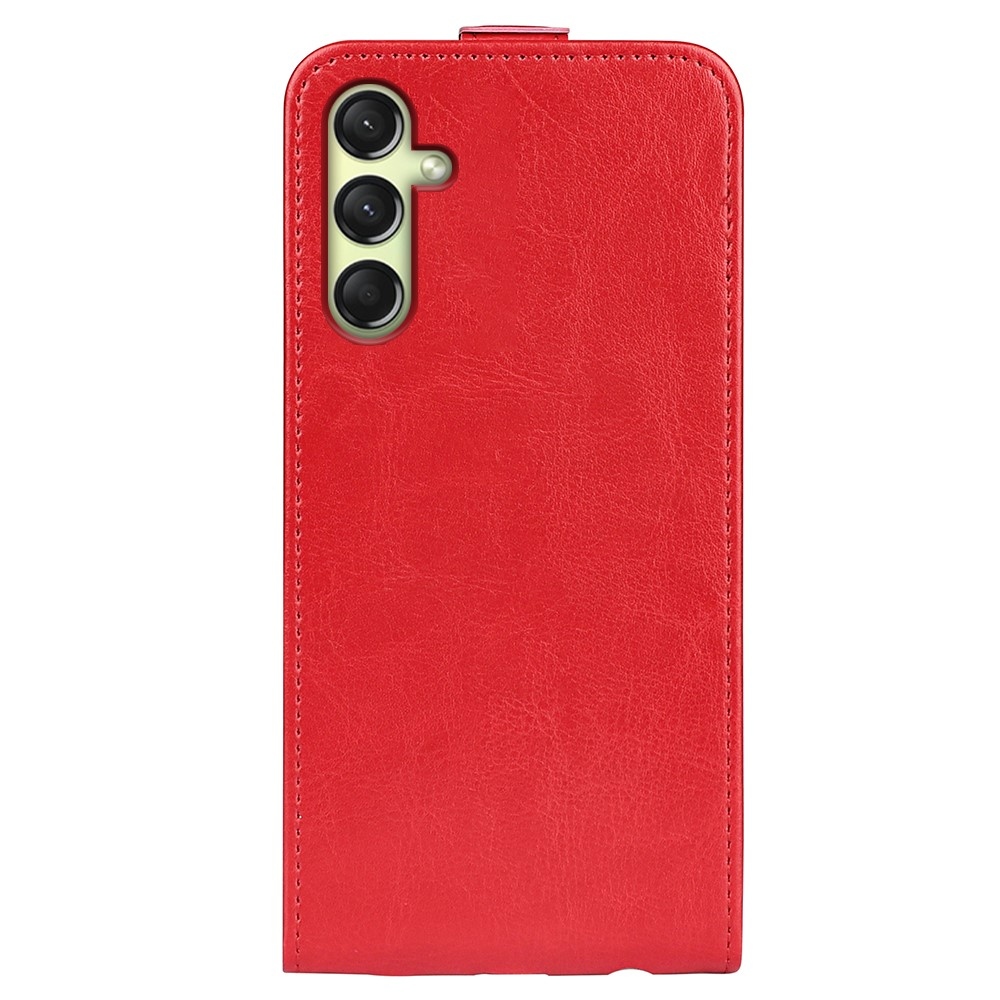 Függőleges könyvtáska Samsung Galaxy A16 4G/5G készülékhez - piros színű