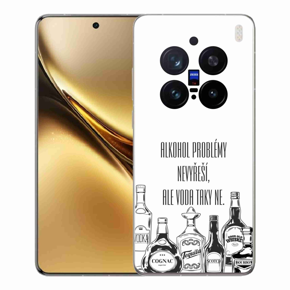 Gél borító mmCase a Vivo X200 Pro 5G készülékhez - vicces szöveg fehér háttérrel