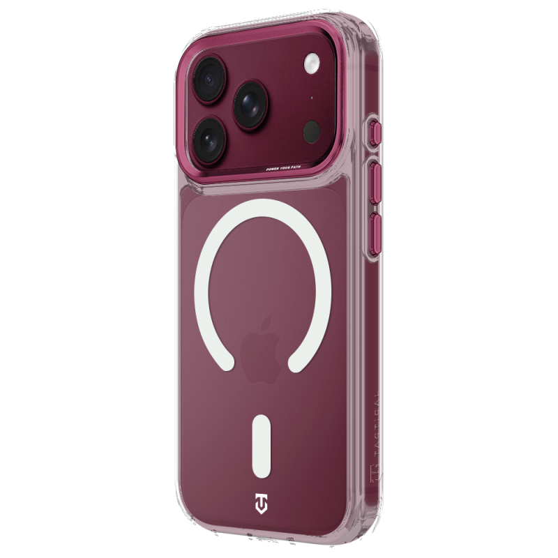Tactical MagForce 2.0 tok az Apple iPhone 17 Pro/18 Pro készülékhez, bordó színben