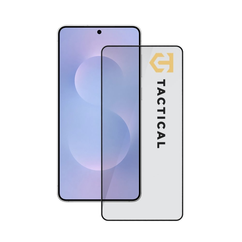 Taktikai üvegpajzs 5D üveg Samsung Galaxy S25 Edge Fekete