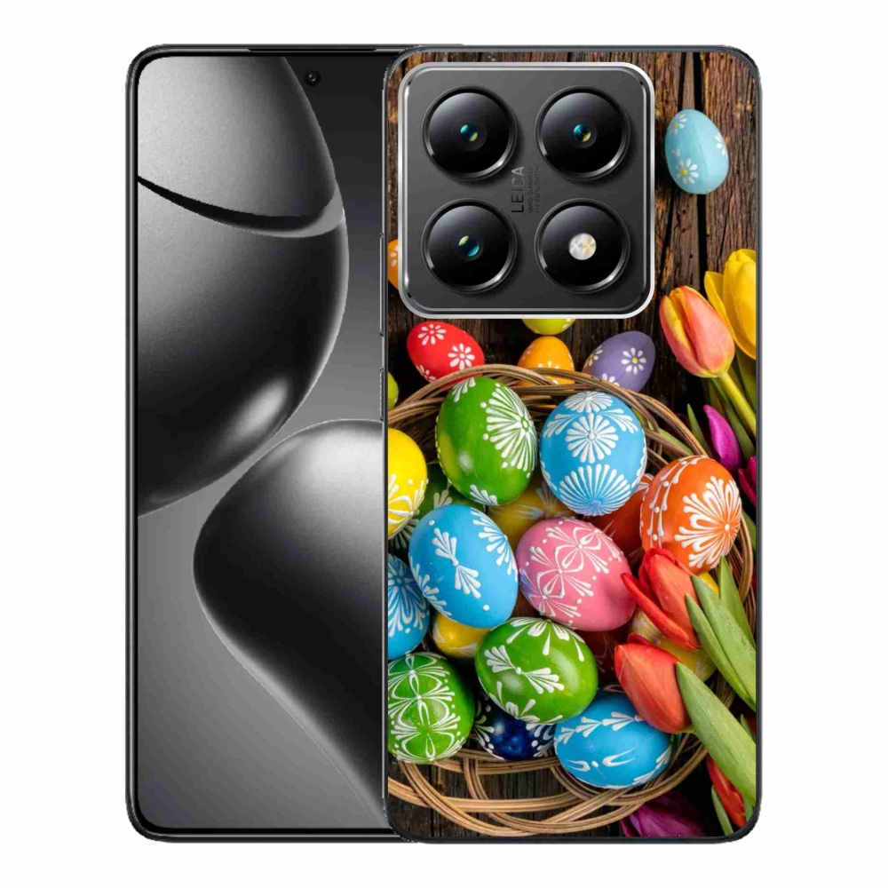 Gél borítás mmCase a Xiaomi 14T Pro számára - Húsvéti tojások