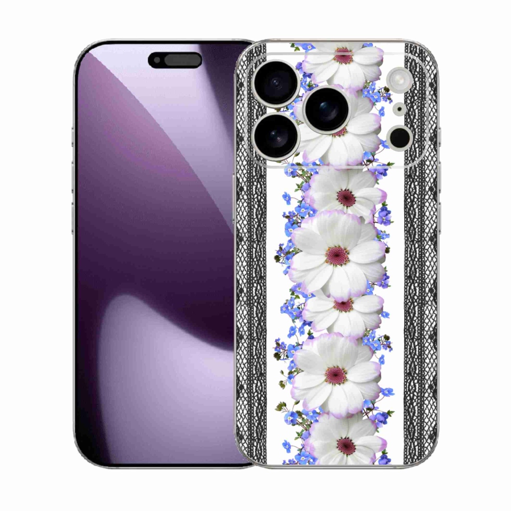 Gél borítás mmCase iPhone 17 Pro készülékhez - virágok 8