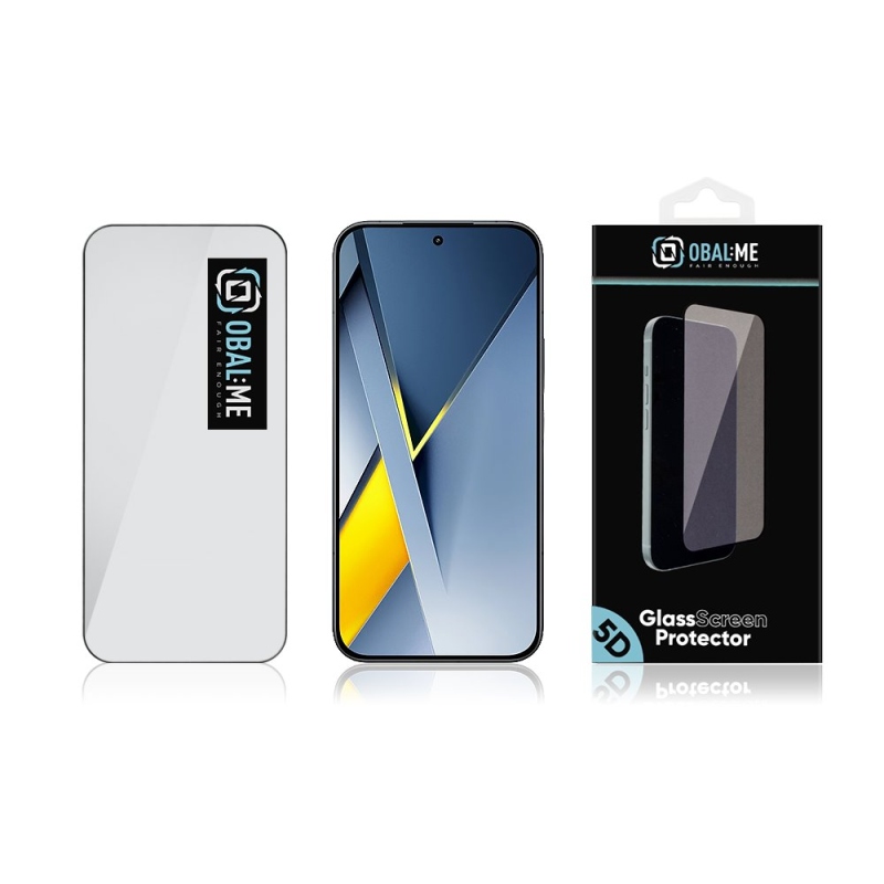 CSOMAG:ME 5D edzett üveg Xiaomi Poco F8 Ultra Fekete