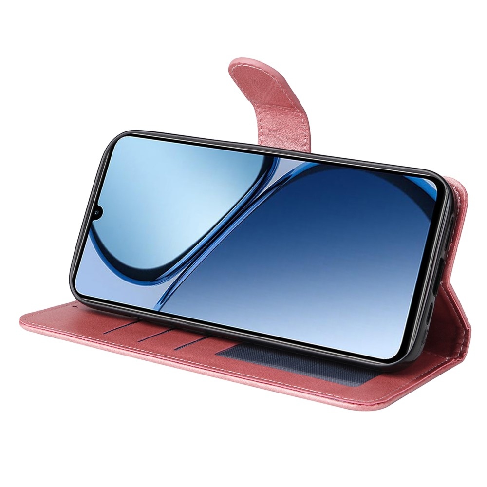 Feel könyvtáska Realme Note 60-hoz - rózsaszín