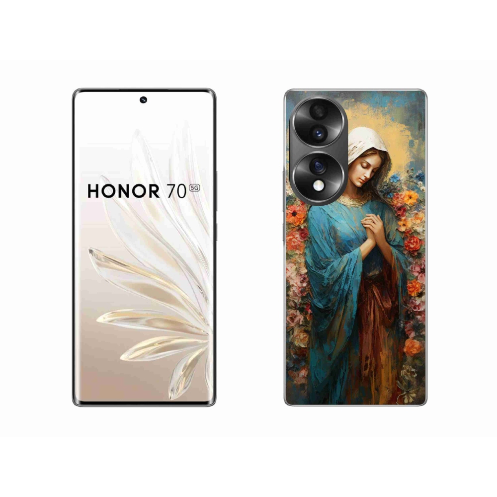 Zselés borítás mmCase a Honor 70-hez - szent nő
