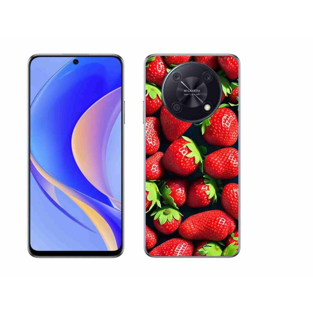 Gél borítás mmCase a Huawei Nova Y90 készülékhez - eper