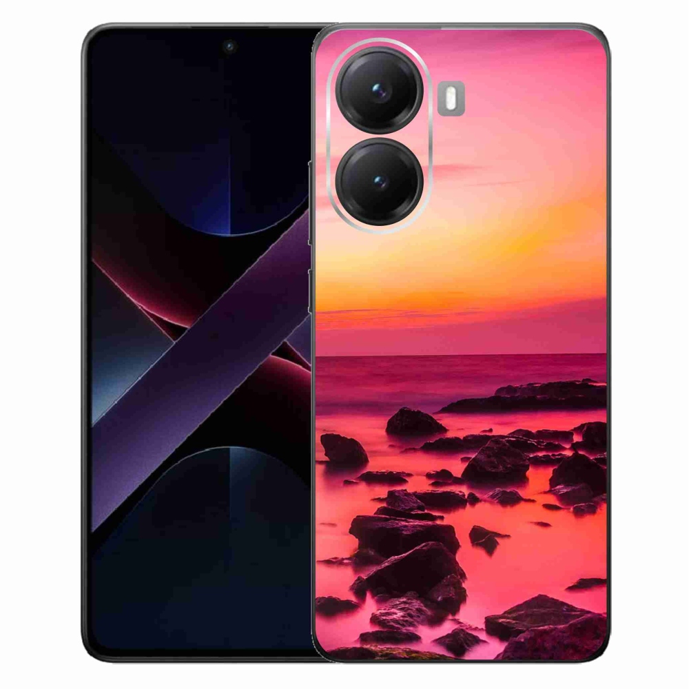 Gél borítás mmCase a Xiaomi Poco X7 Pro 5G számára - tenger és ragyogás