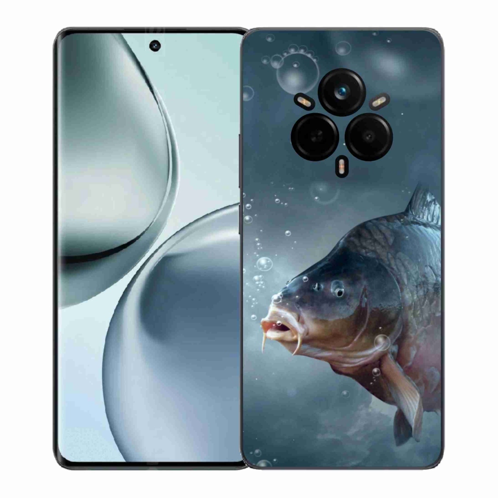 Gél borítás mmCase a Realme 14 Pro 5G készülékhez - ponty és buborékok