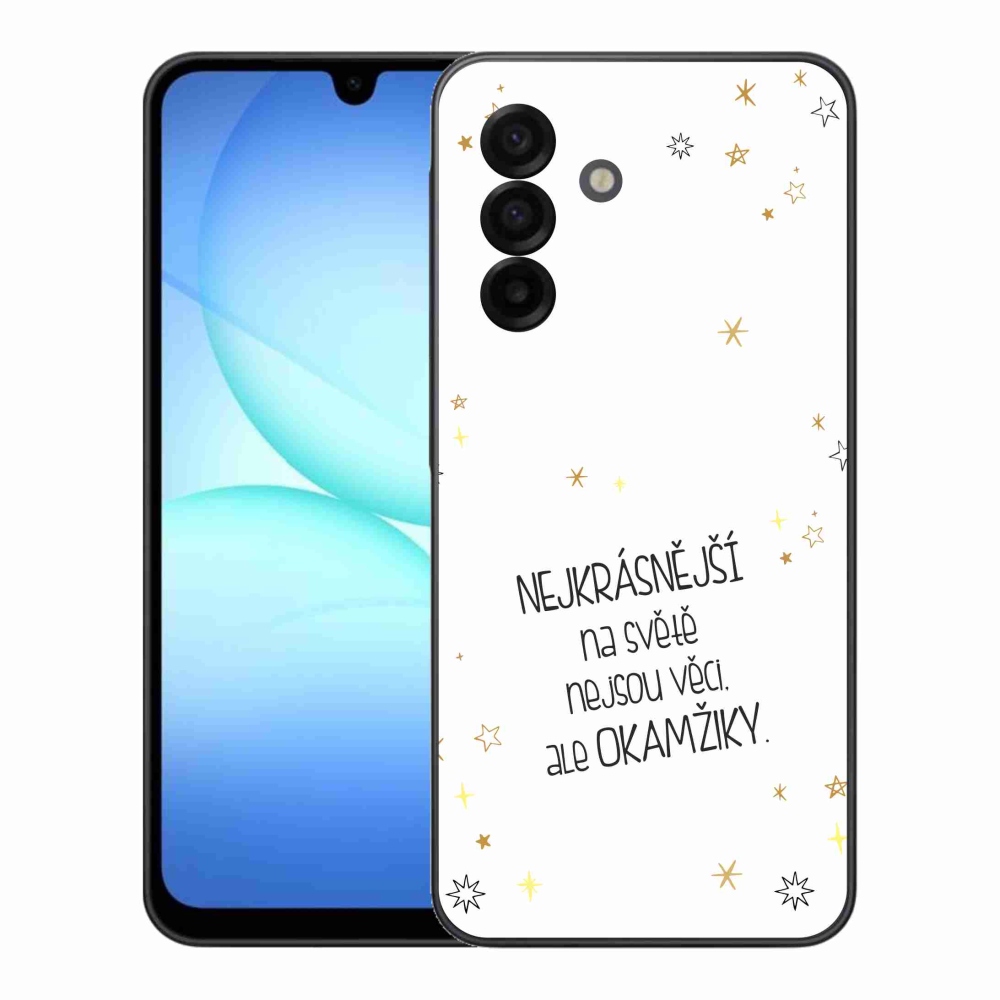 Gél borítás mmCase Samsung Galaxy A17 4G/5G - idézem 4 fehér háttér