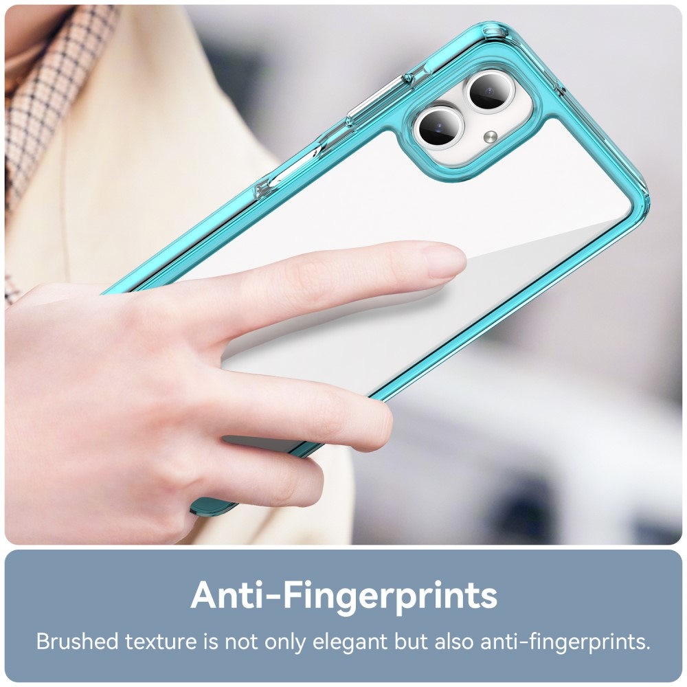 Gél tok kemény hátlappal a Samsung Galaxy A06 4G készülékre - világoskék színben