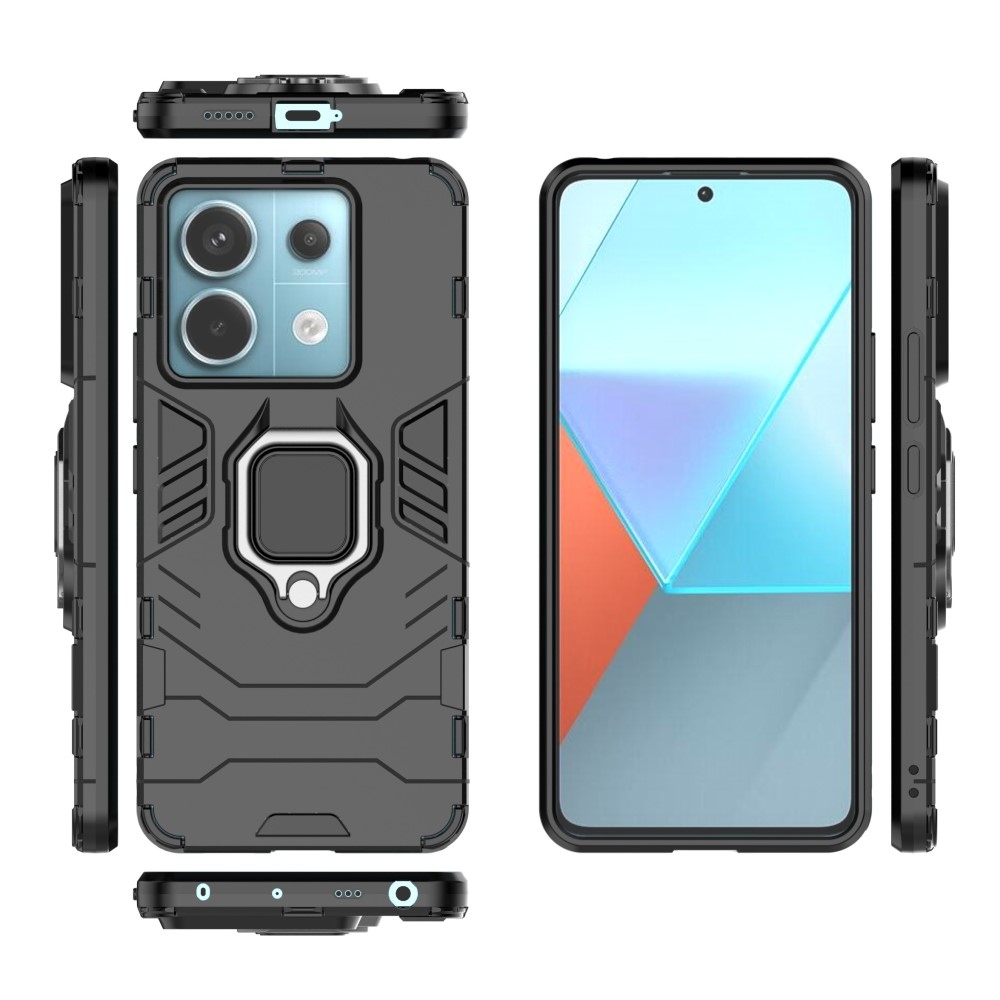 Guardy tartós borító a Xiaomi Redmi Note 13 Pro 5G/Poco X6 5G számára - fekete