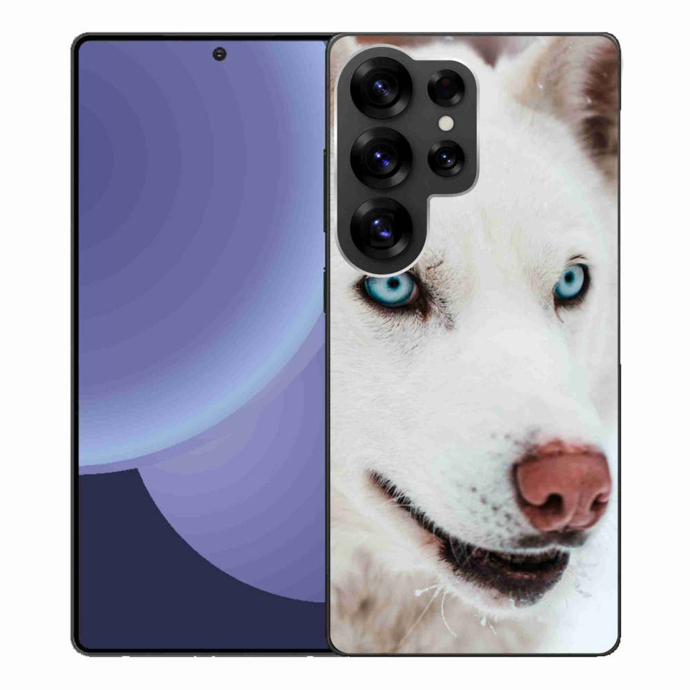 Zselés borítás mmCase Samsung Galaxy S25 Ultra készülékhez - kutyaszemmel nézve