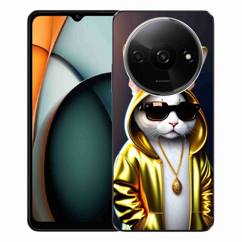 Gél borítás mmCase a Xiaomi Redmi A3-hoz - cat boss