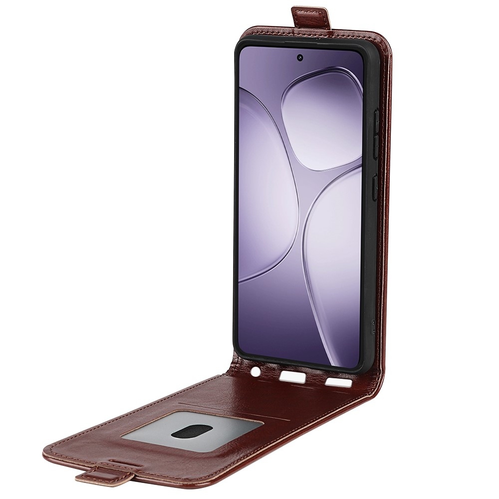 Függőleges könyvtáska Xiaomi 14T Pro-hoz - barna