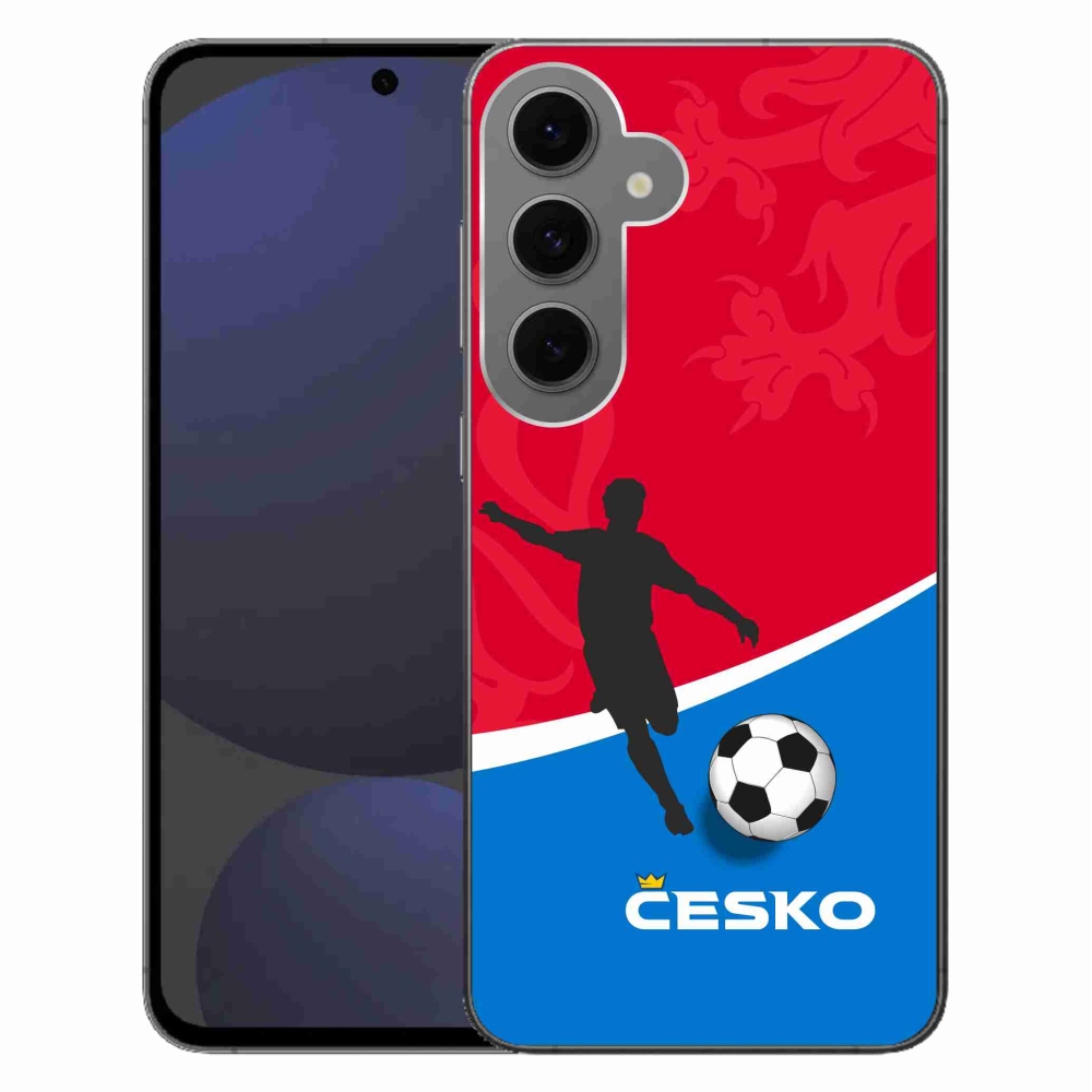 Gél védőhuzat mmCase Samsung Galaxy S24 FE - foci Csehország