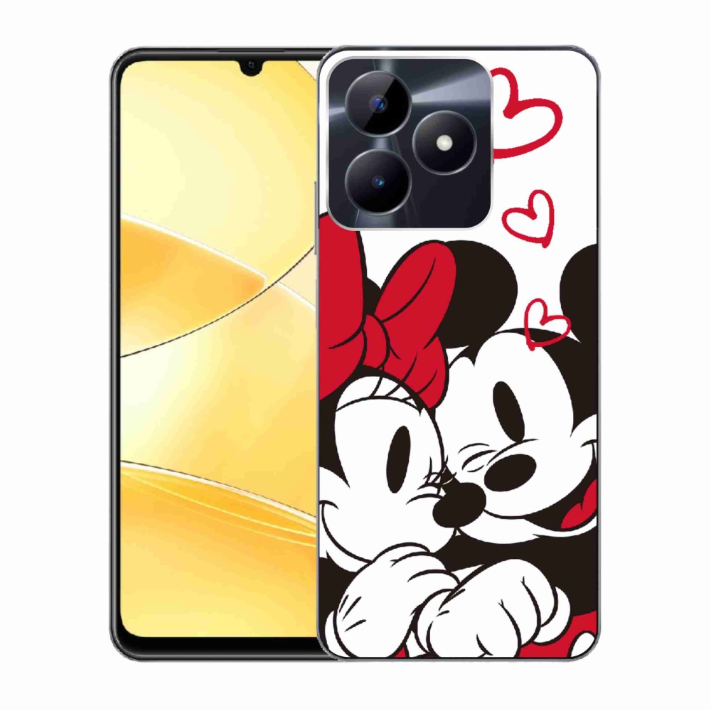Zselés borító mmCase a Realme C51/C53 készülékhez - minnie és mickey