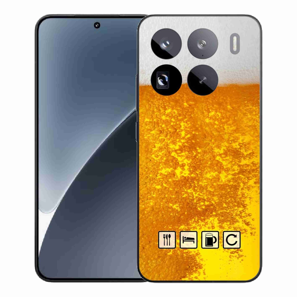 Gél borítás mmCase a Xiaomi 15 Pro számára - sör motívum 3