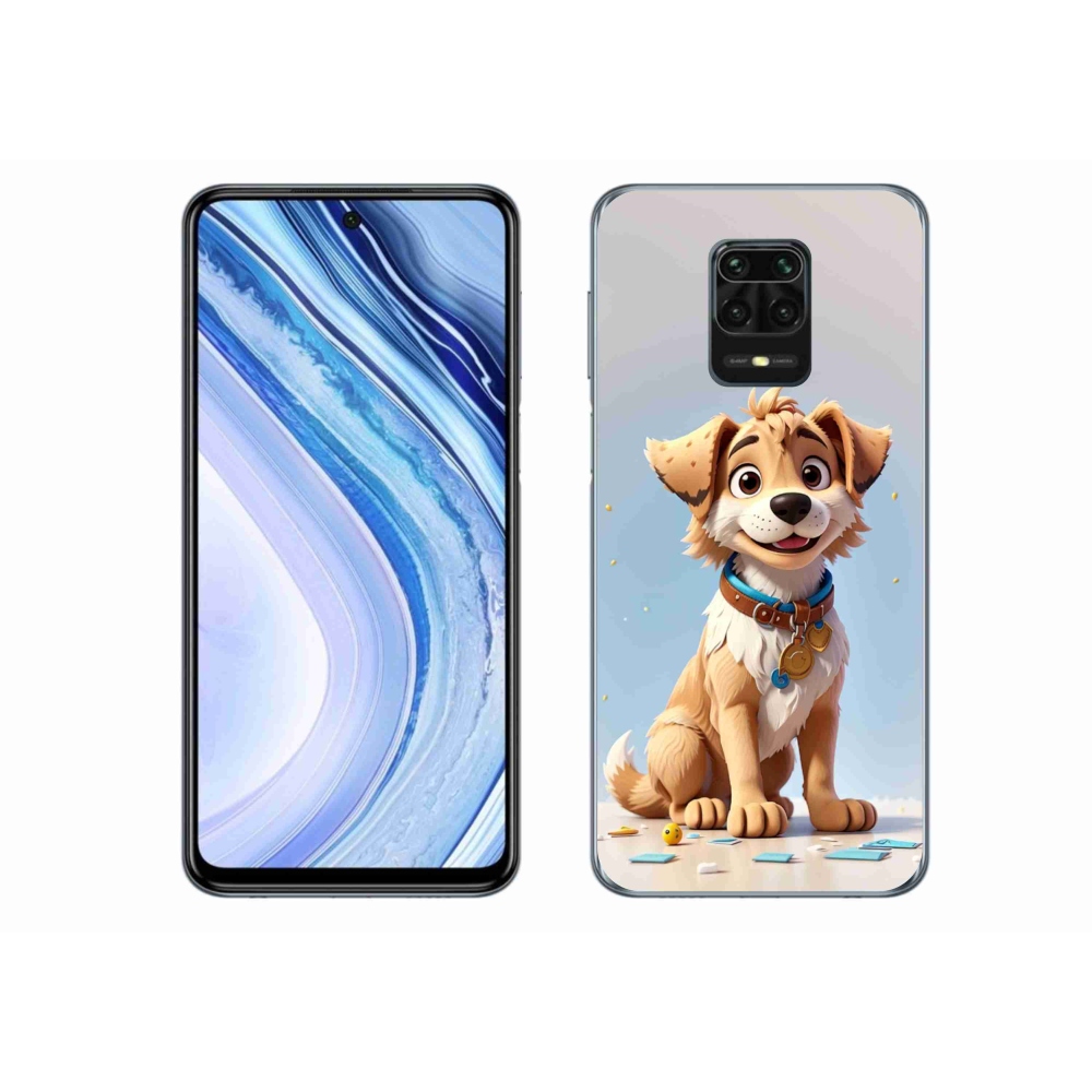 Gél borítás mmCase a Xiaomi Redmi Note 9S-hez - rajzfilm kiskutya