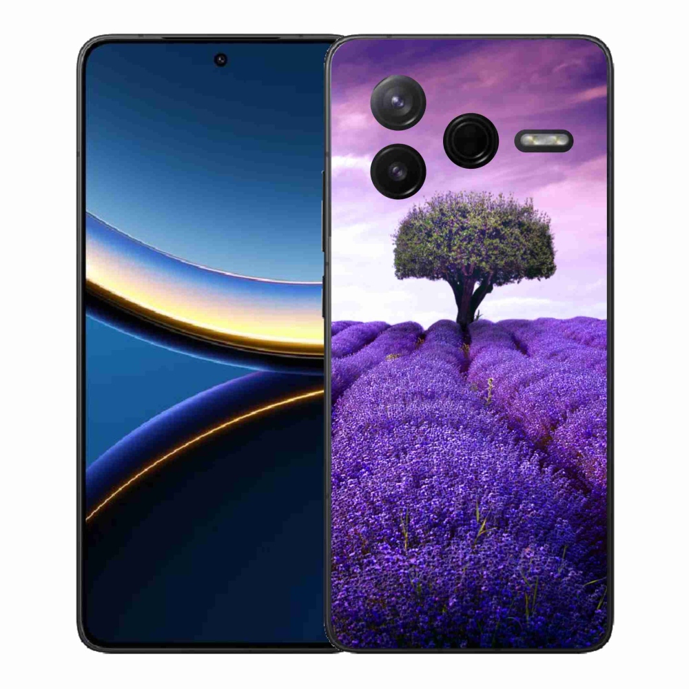 Gél borítás mmCase a Xiaomi Poco F7 Pro számára - levendula rét