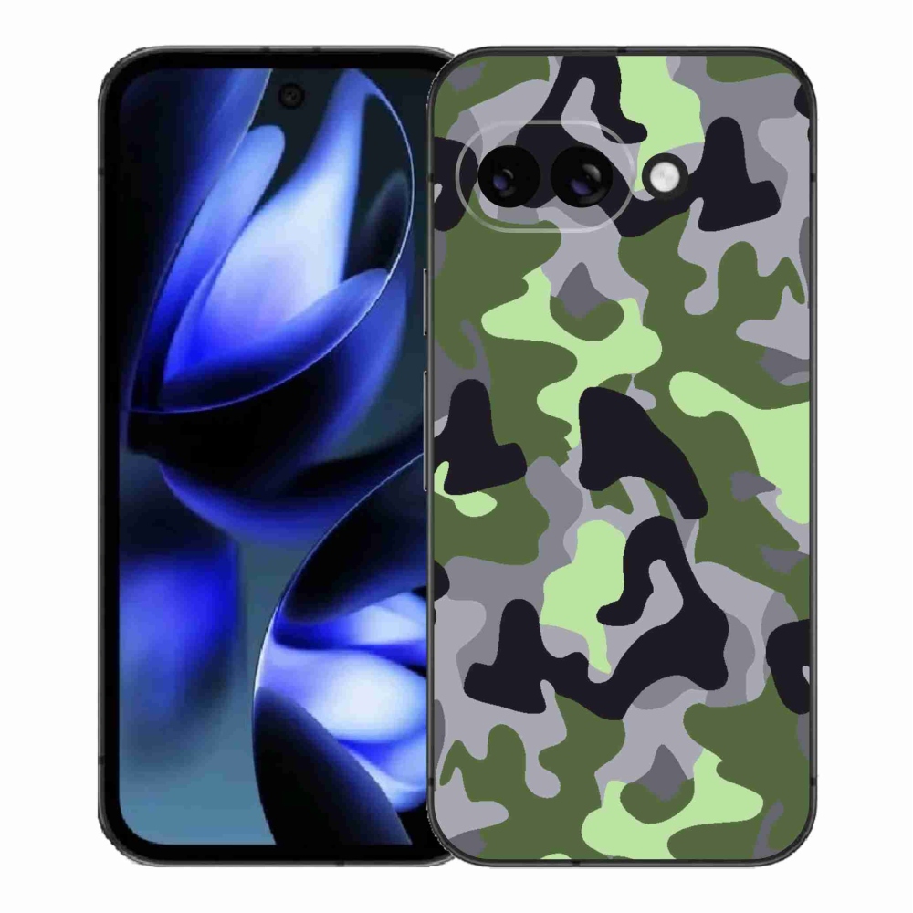 Gél borítás mmCase a Google Pixel 9a készülékhez - terepszínű minta 7