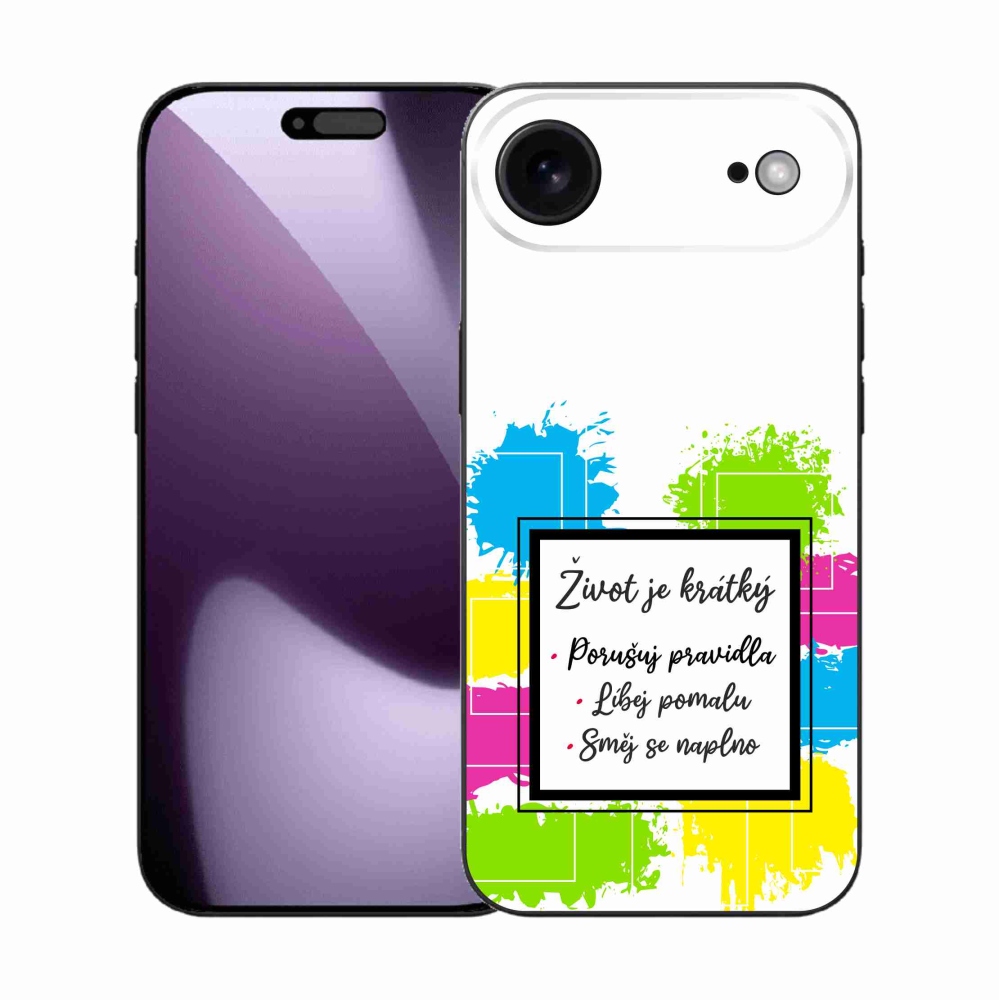 Gél borítás mmCase iPhone 17 Air készülékhez - idézet 5 fehér háttér