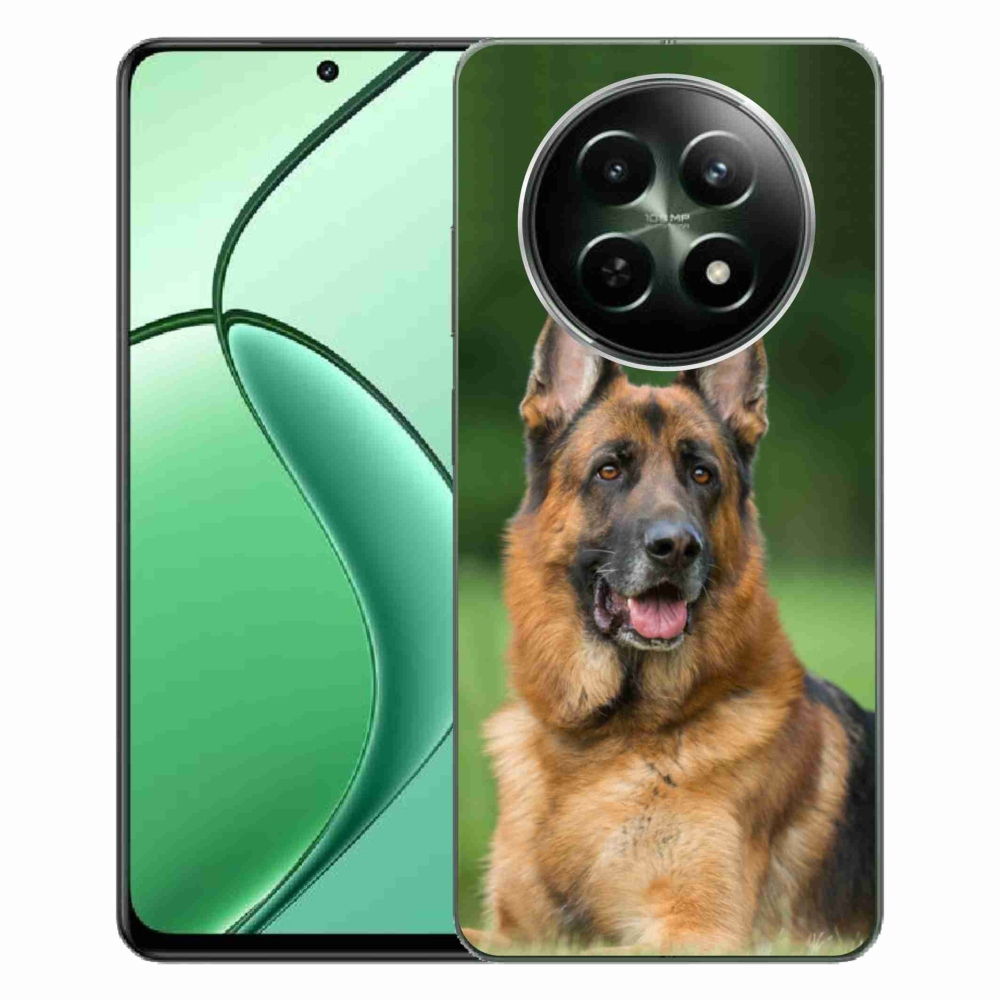 Zselés borítás mmCase a Realme 12 5G/12x 5G - Német juhászkutya számára