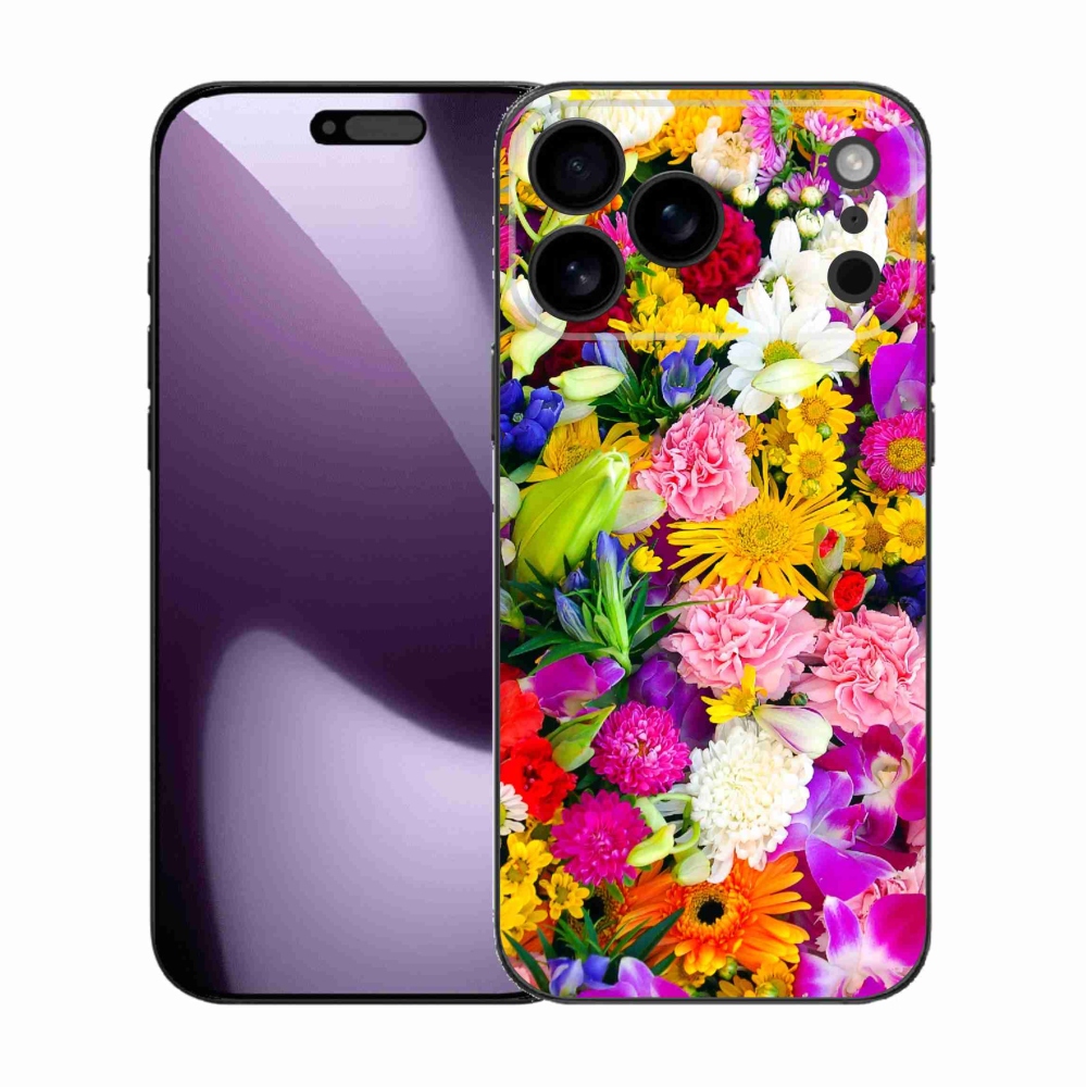 Zselés borítás mmCase iPhone 17 Pro Max készülékhez - virág 12