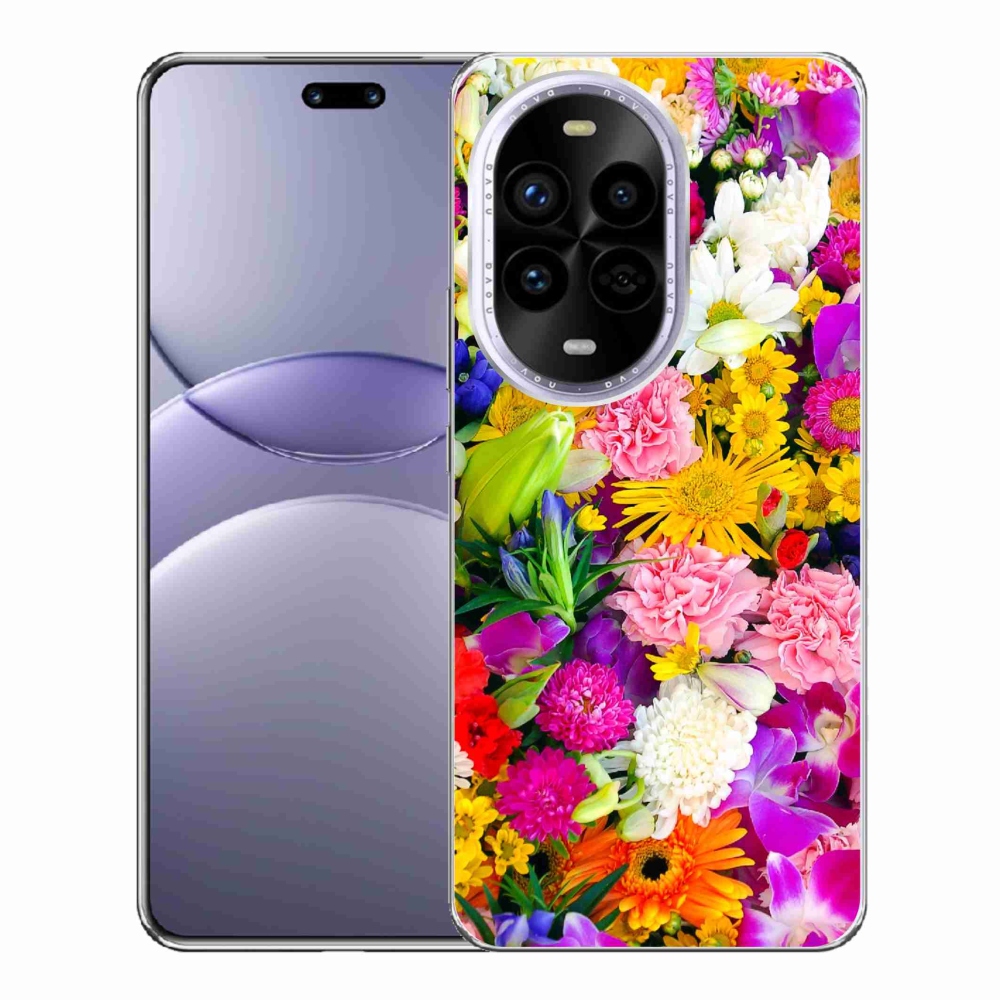 Gél borítás mmCase a Huawei Nova 13 Pro 5G készülékhez - virág 12