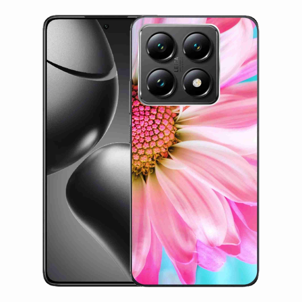 Gél borítás mmCase a Xiaomi 14T-hez - rózsaszín virág