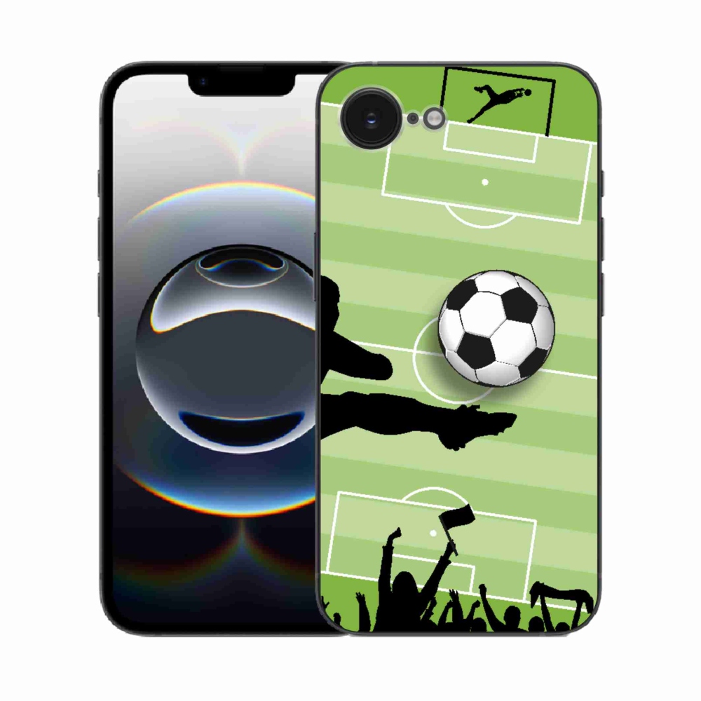 Zselés borítás mmCase iPhone 16e készülékhez - futball 3