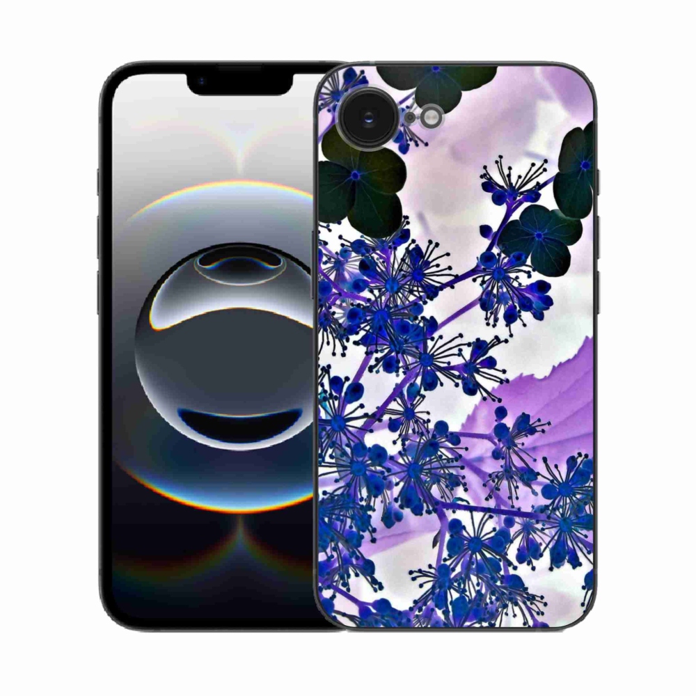 Zselés borítás mmCase iPhone 16e készülékhez - hortenzia virág