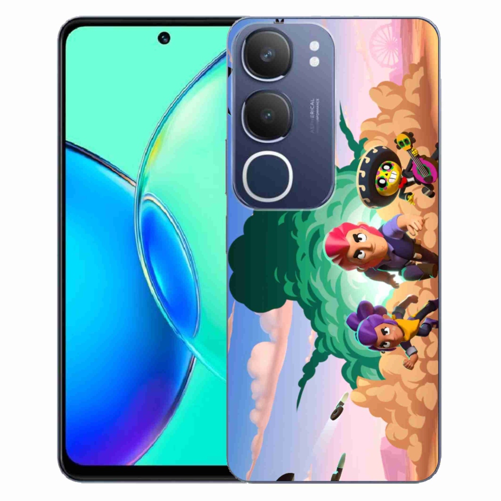 Gél borítás mmCase a Vivo Y19s készülékhez - verekedős csillagok