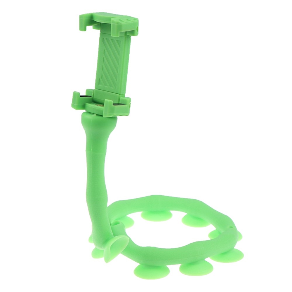 Univerzális forgatható tartó tapadókorongokkal akár 6-os mobiltelefonokhoz - zöld színben