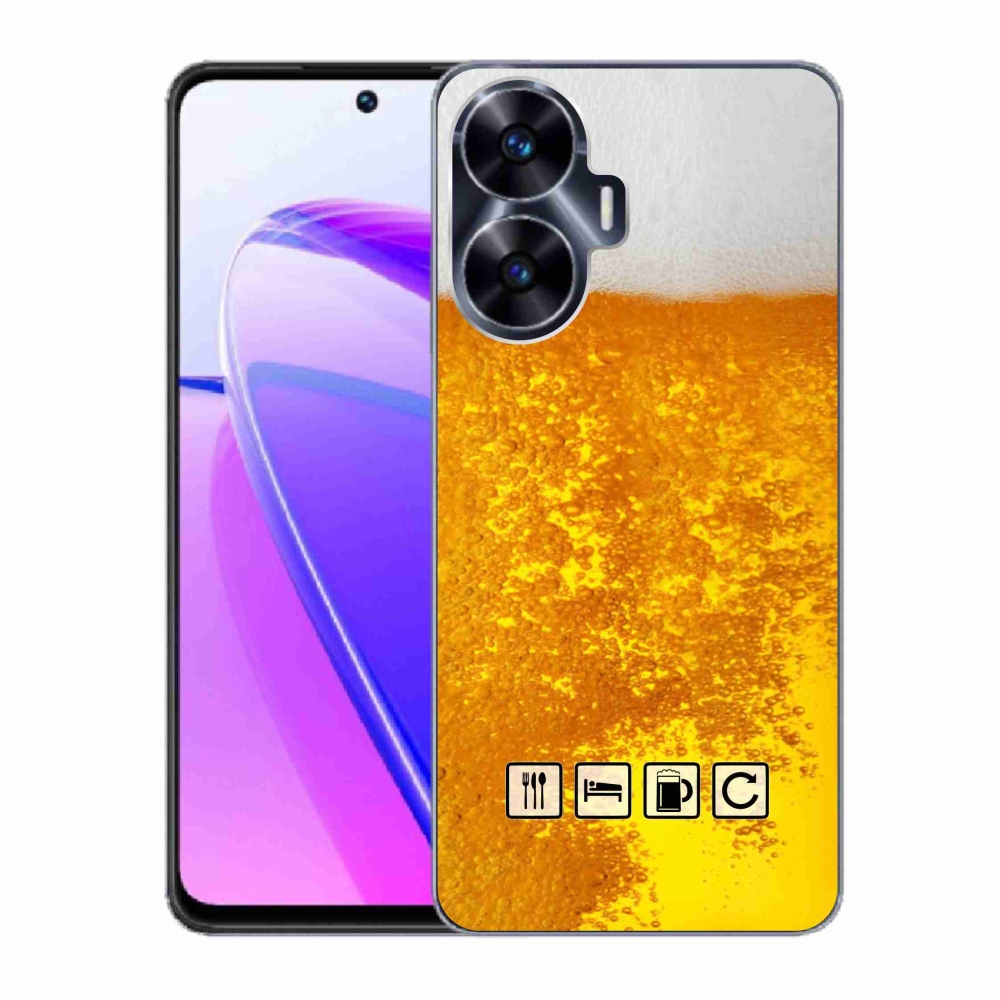 Gél borítás mmCase a Realme C55 készülékhez - sör motívum 3