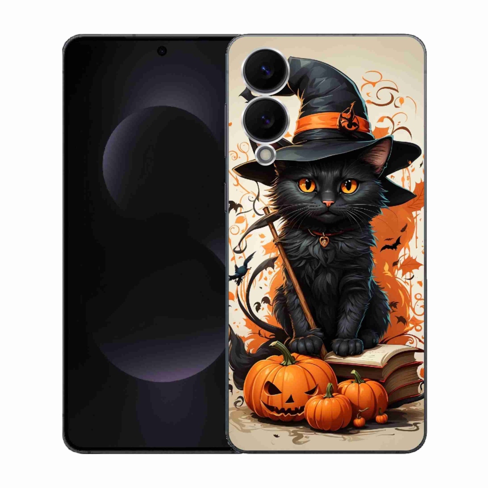 Gél borítás mmCase Samsung Galaxy S25 Edge készülékhez - macskavarázsló