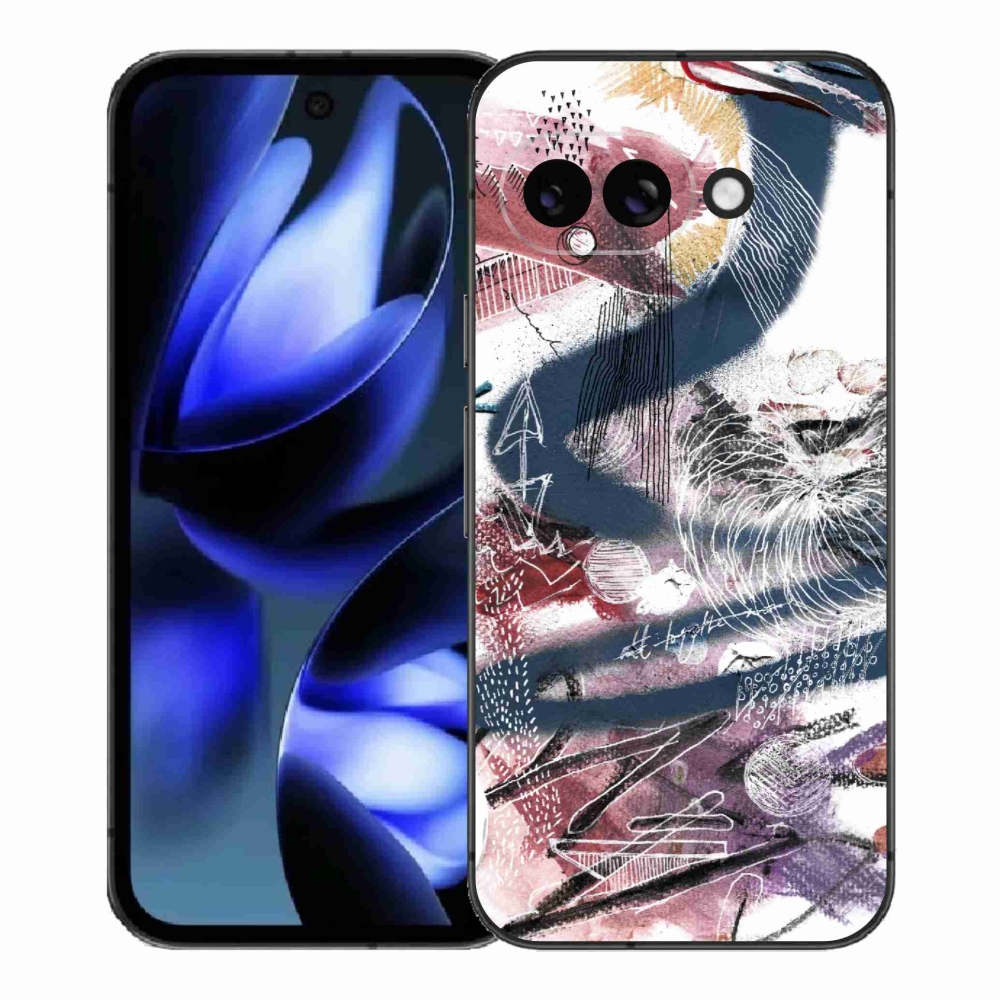 Gél borítás mmCase a Google Pixel 9a számára - absztrakt motívum 28