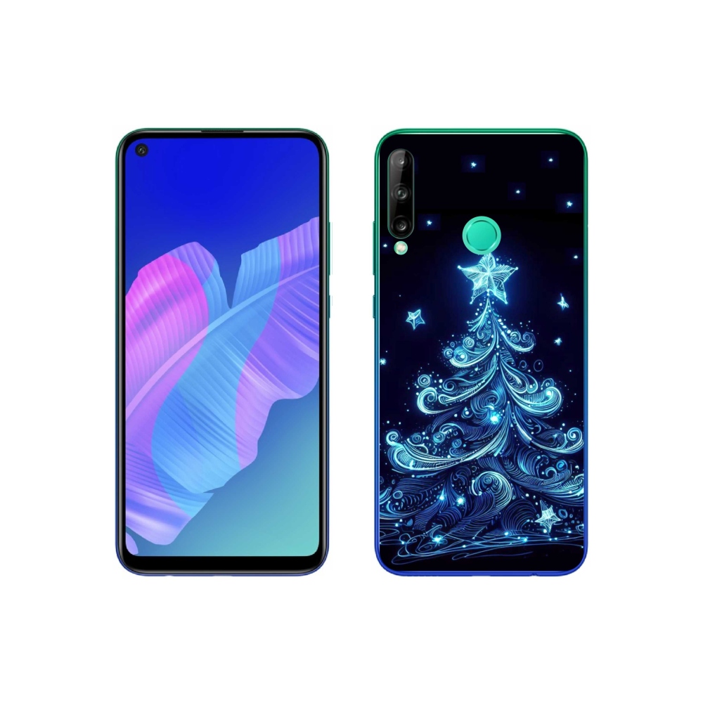 Gél borítás mmCase a Huawei P40 Lite E - neon karácsonyfa 4