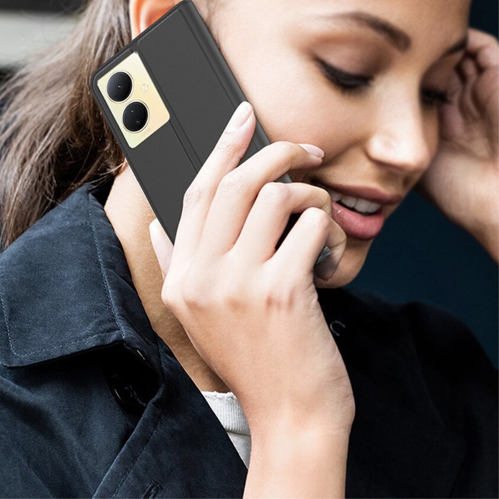 DUX könyvtáska a Vivo V29 Lite 5G készülékhez - fekete