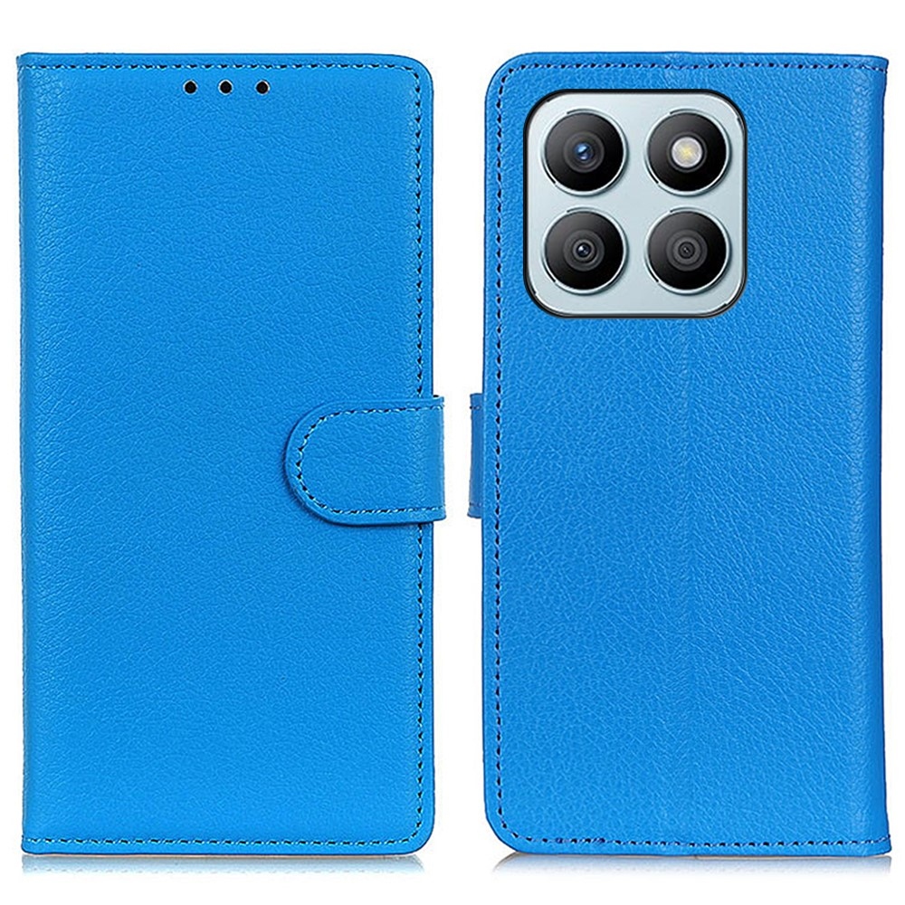 Litchie könyvtáska Honor X8b-hez - kék