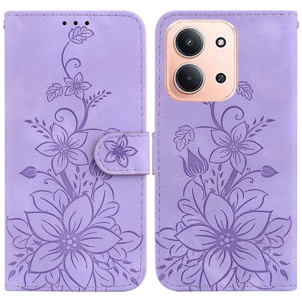 Lily könyv tok Xiaomi Redmi 15C 4G/5G (173mm) - lila