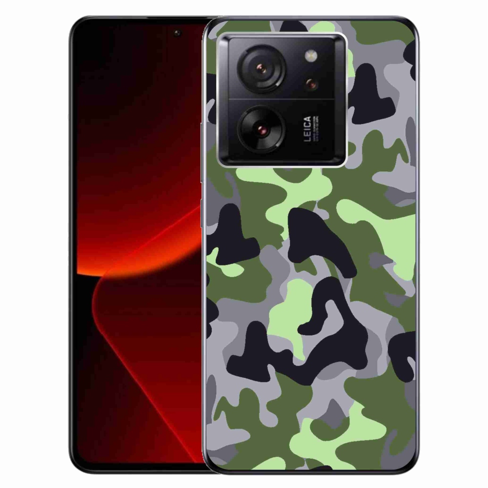 Gél borítás mmCase a Xiaomi 13T/13T Pro számára - terepszínű minta 7