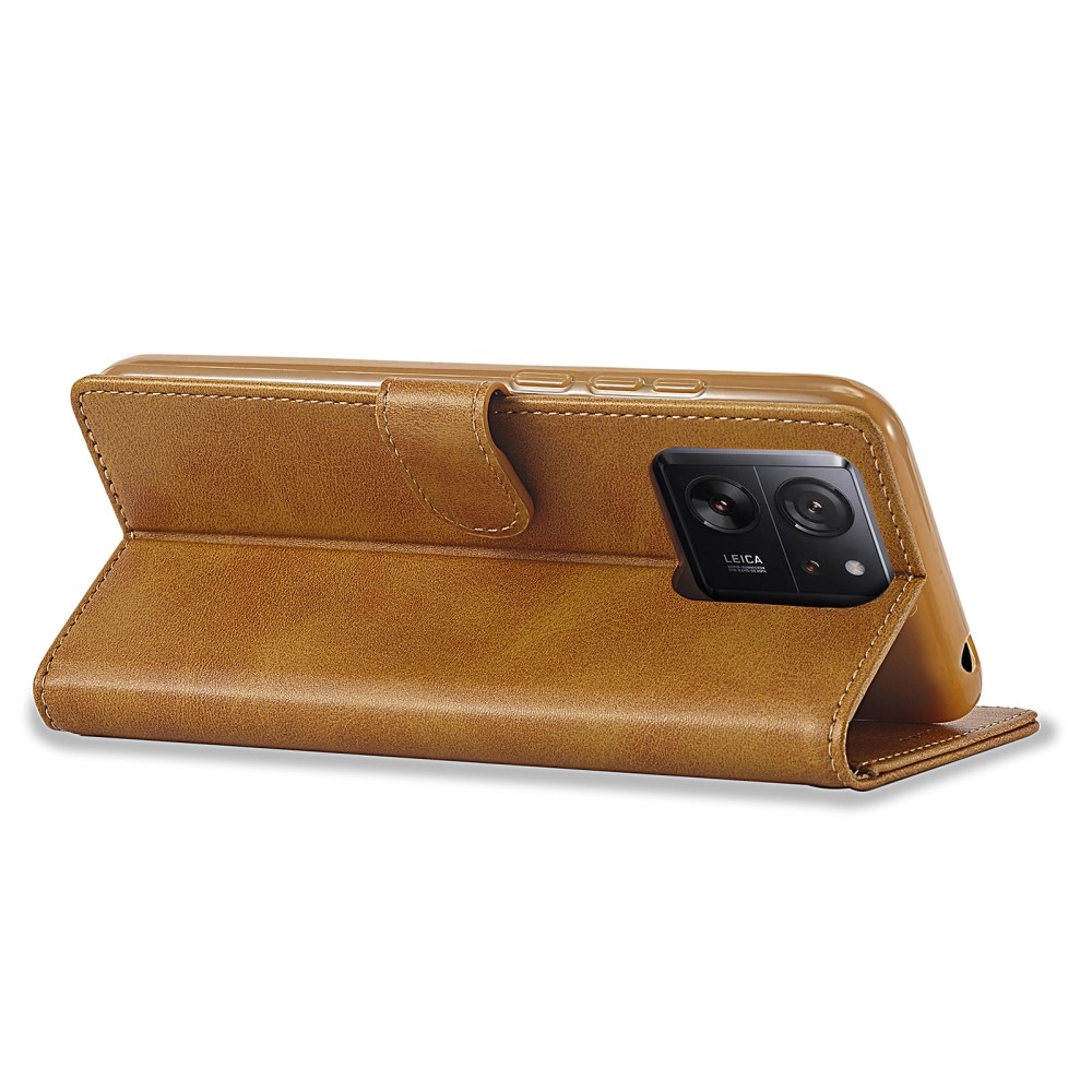 IMEEKE könyvtáska Xiaomi 13T/13T Pro - sárga