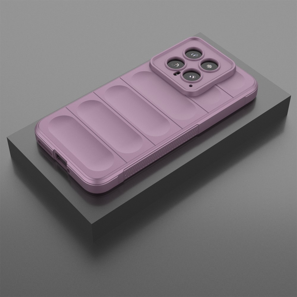 Rugg tartós zselés tok Xiaomi 14 - világos lila