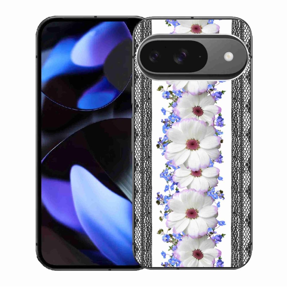 Gél borítás mmCase a Google Pixel 9/9 Pro számára - virágok 8