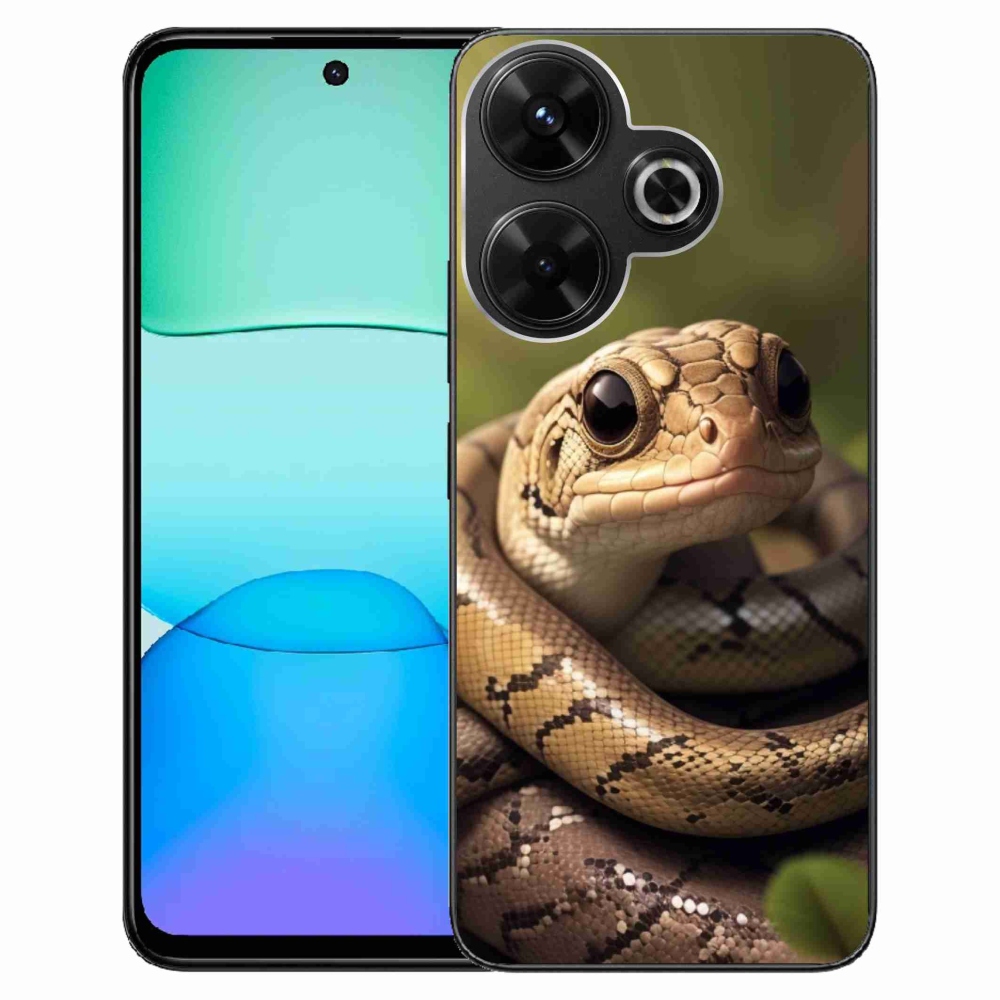 Gél borítás mmCase a Xiaomi Redmi 13 4G/Poco M6 4G - kígyó 1