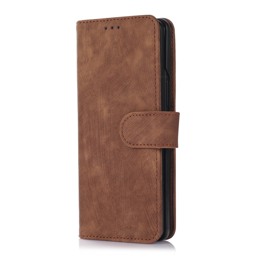 Tárcás könyvtáska Samsung Galaxy Z Fold5 5G - barna