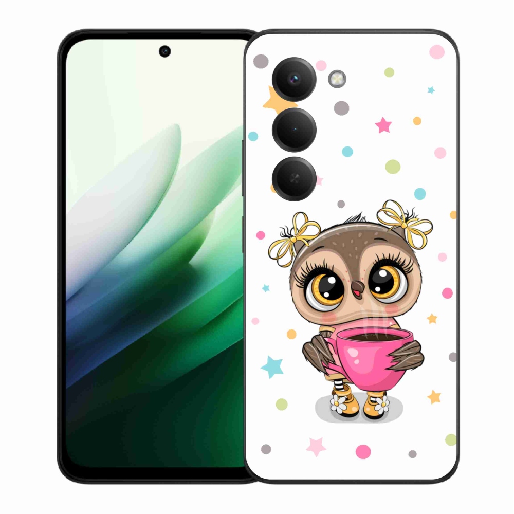 Gél borító mmCase a Xiaomi Redmi 15 5G-hez - rajzfilm bagoly