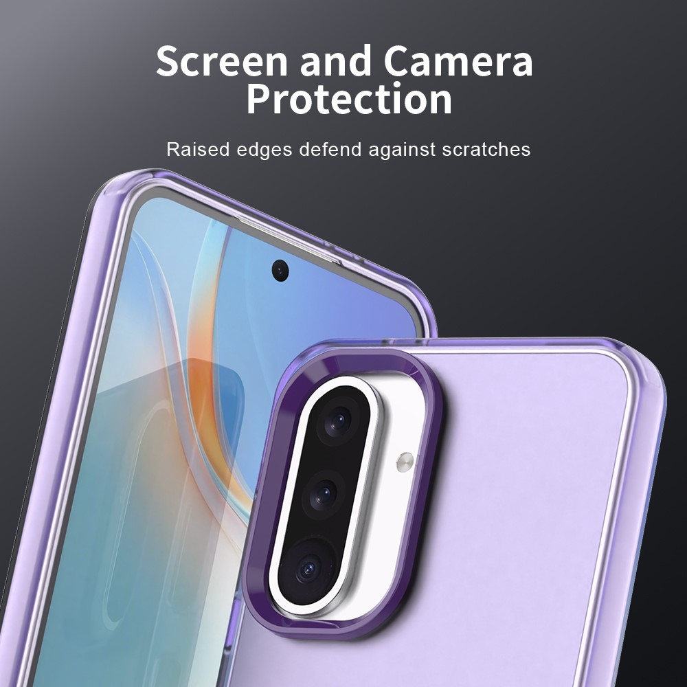 Candy matt zselés tok Samsung Galaxy A36 5G/A56 5G - lila