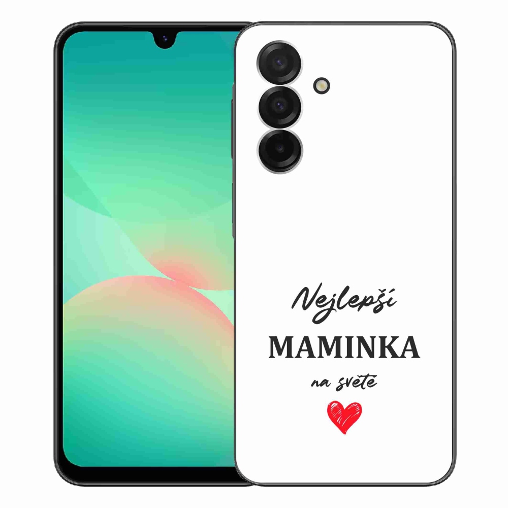 Gél borító mmCase Samsung Galaxy A26 5G - legjobb anya 1 fehér háttér